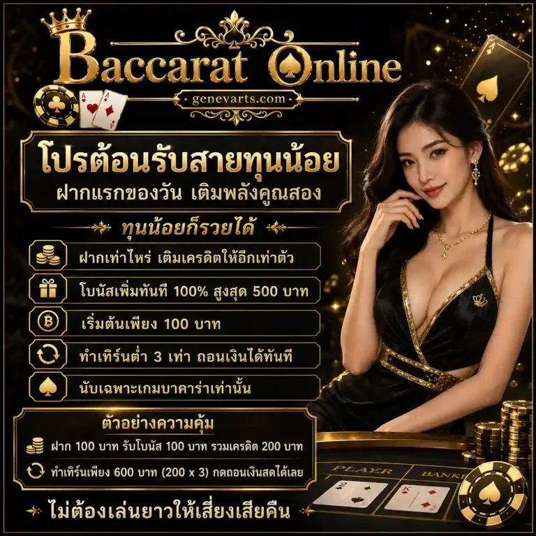 เว็บบาคาร่าออนไลน์ โปรโมชั่น